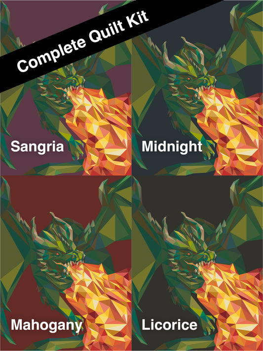 Wasabi the Dragon Quilt Kit