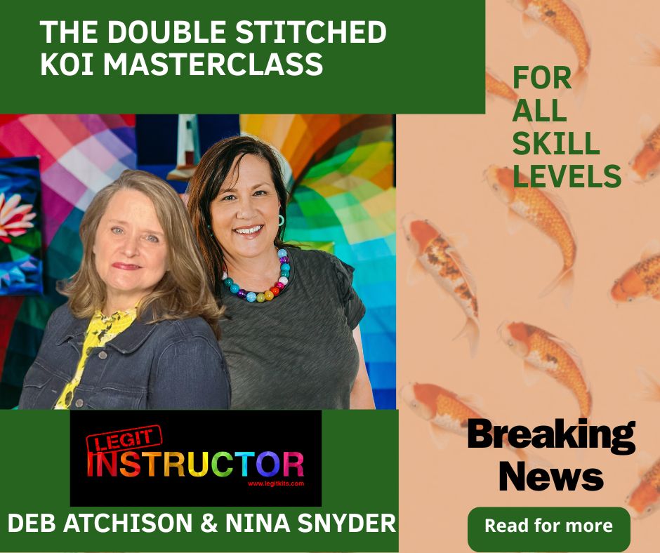 The Double Stitched Koi Pond Masterclass - For All Skill Levels