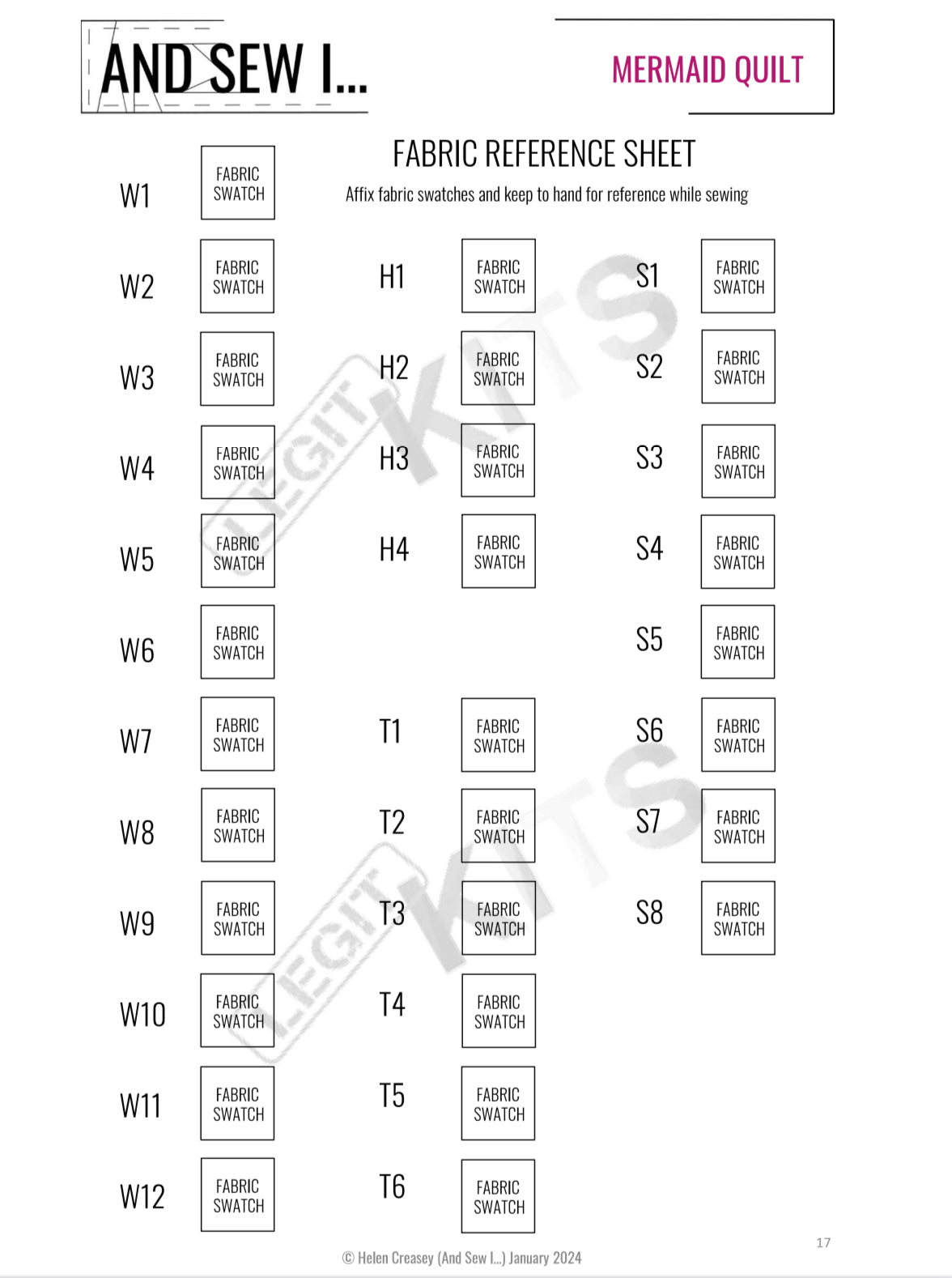 Reaching Quilt Kit