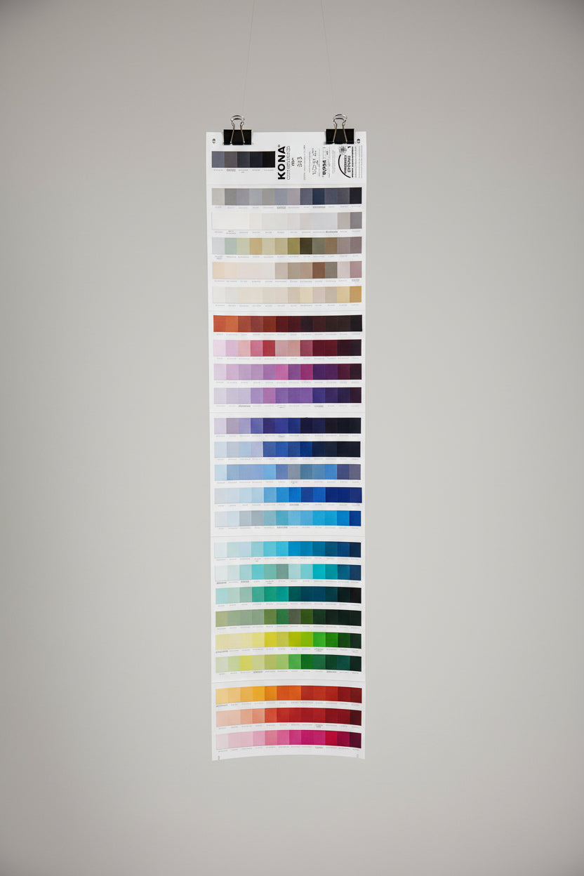 Kona Cotton Solids Color Card