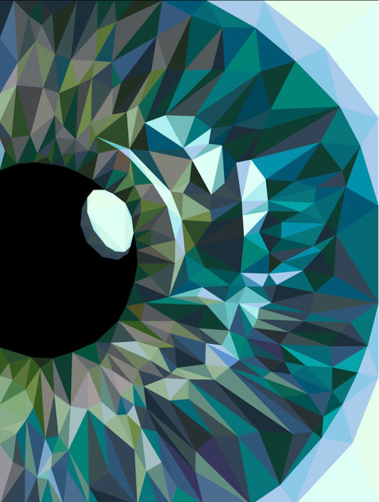 Iris Blue Block of the Month