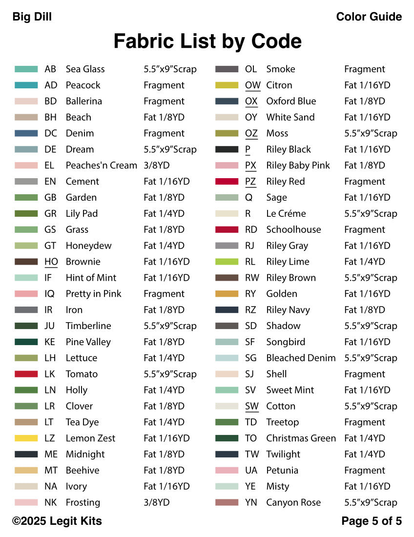Big Dill Pattern