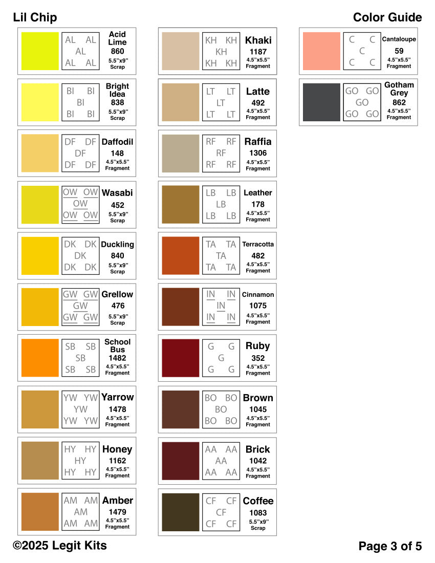 Lil Chip Quilt Kit