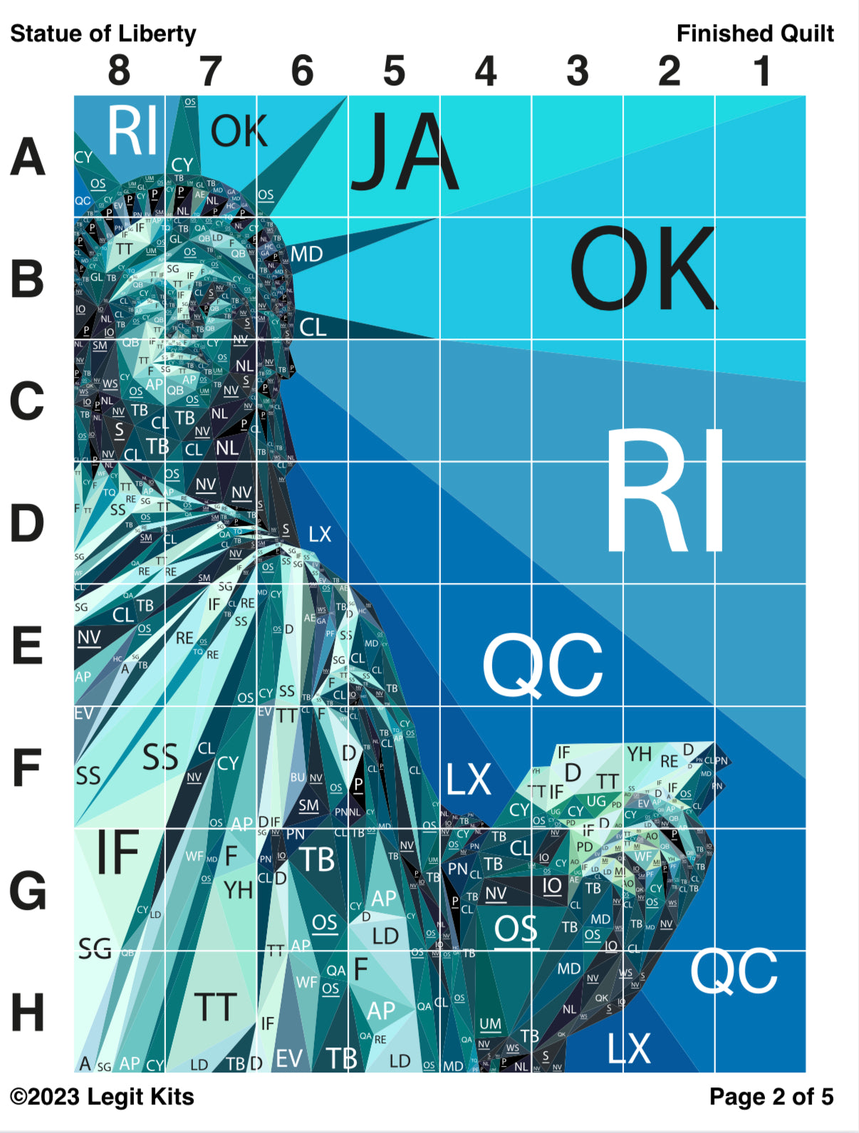 Statue of Liberty Quilt Kit