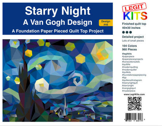 Starry Night Quilt Kit (Confetti)