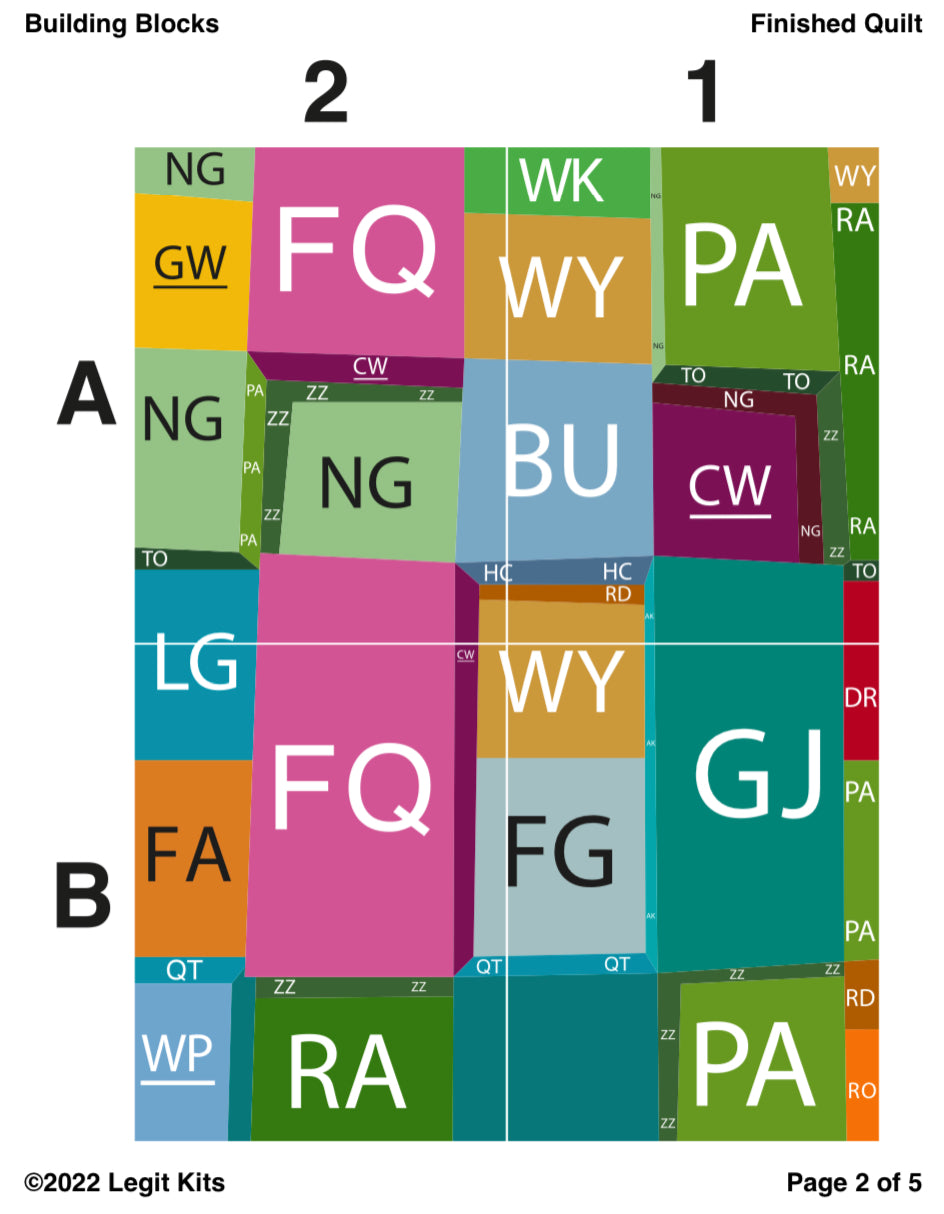 Building Blocks Quilt Kit