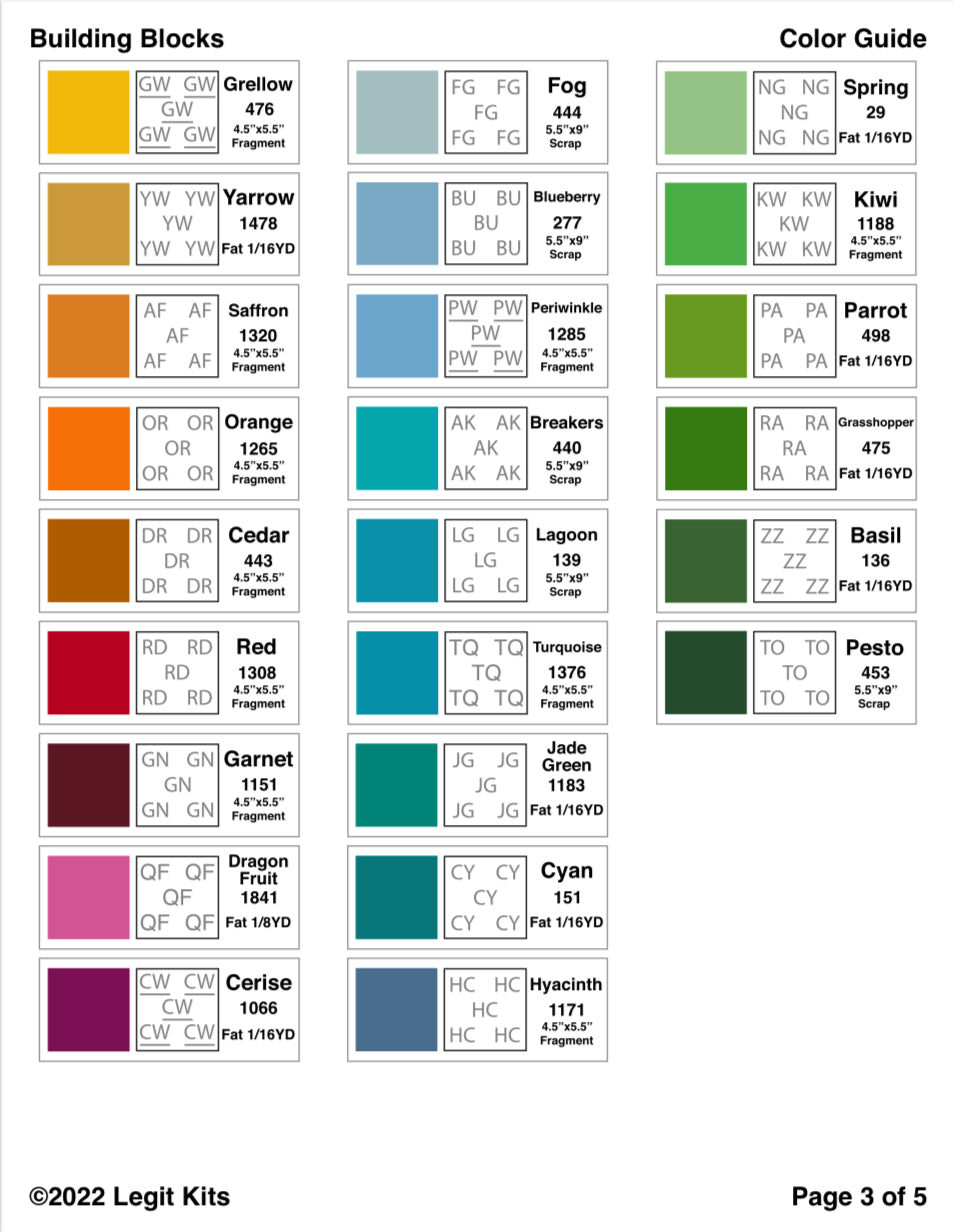 Building Blocks Quilt Kit