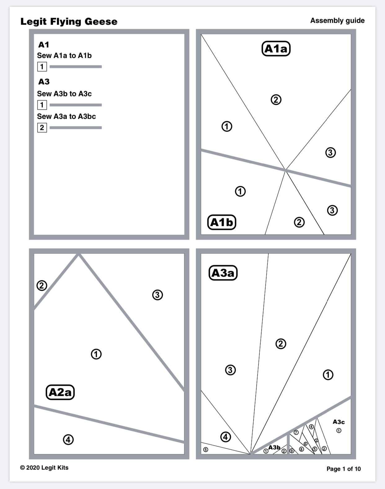 Legit Flying Geese Pattern
