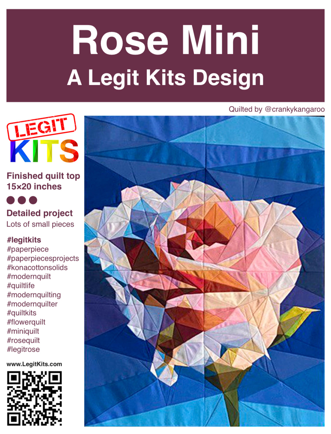 Flower Mini Trio Quilt Kit Bundle