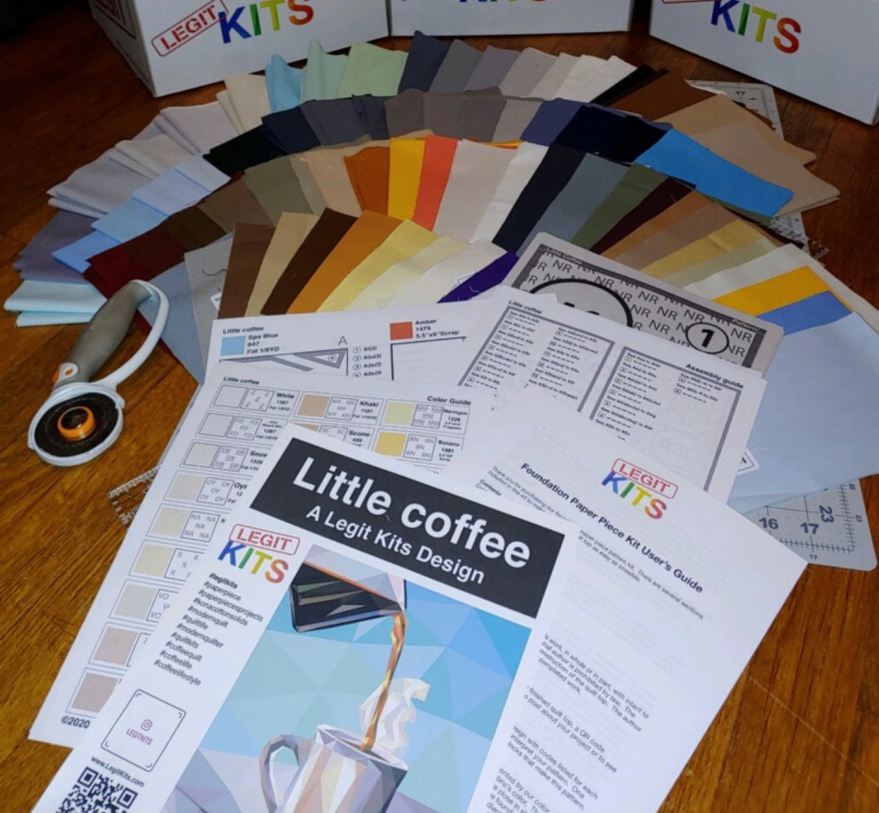 Little Coffee Fabric Pack