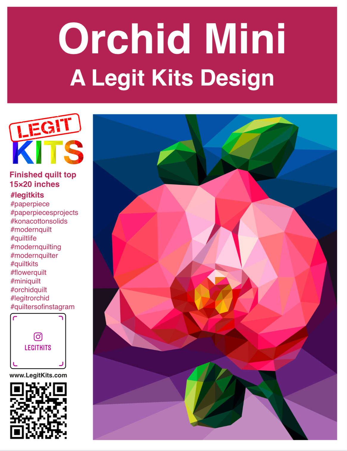 Flower Mini Trio Quilt Kit Bundle