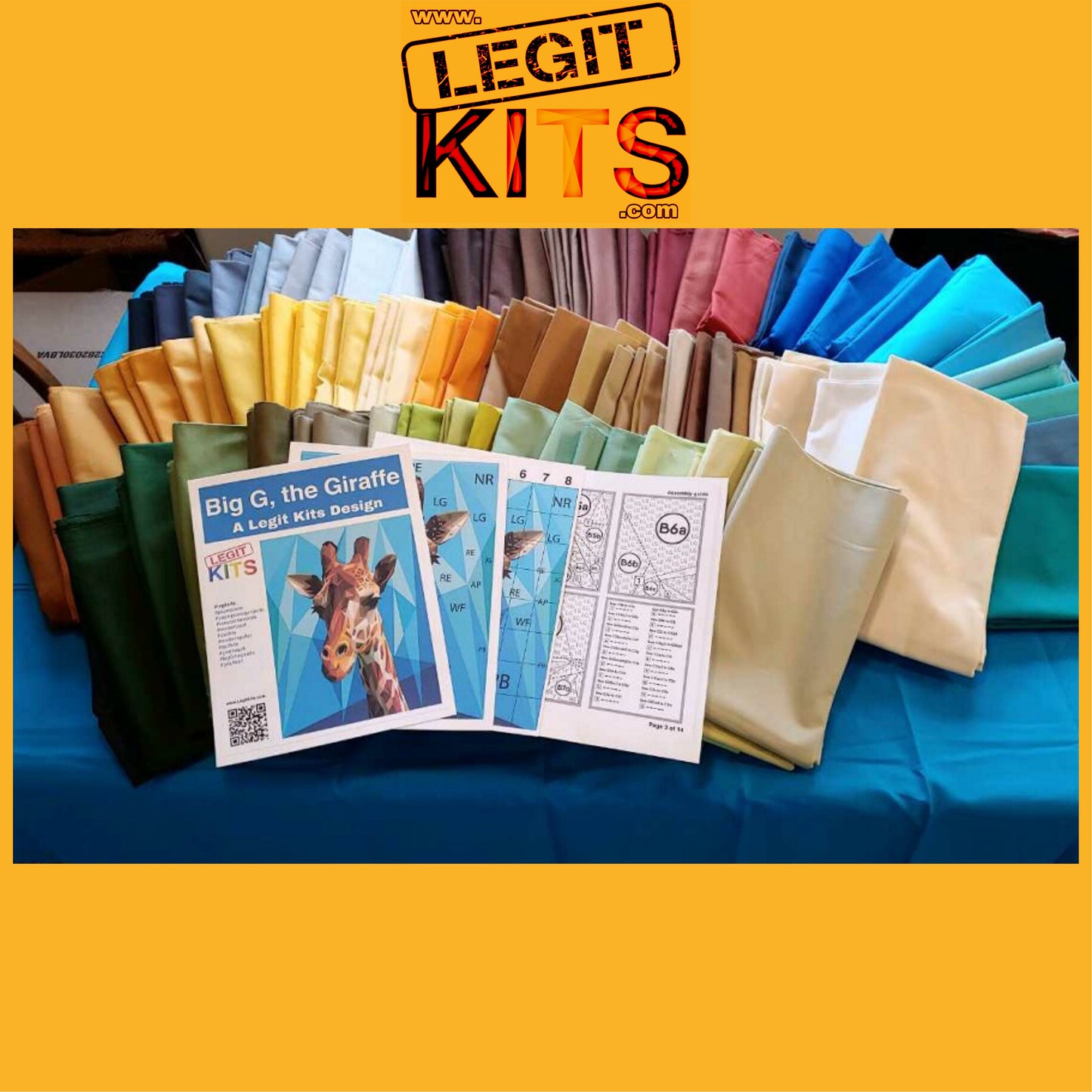 Big G the Giraffe Fabric Pack