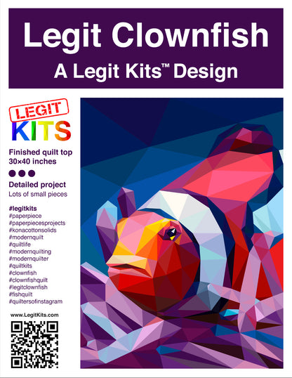 Clownfish Quilt Kit