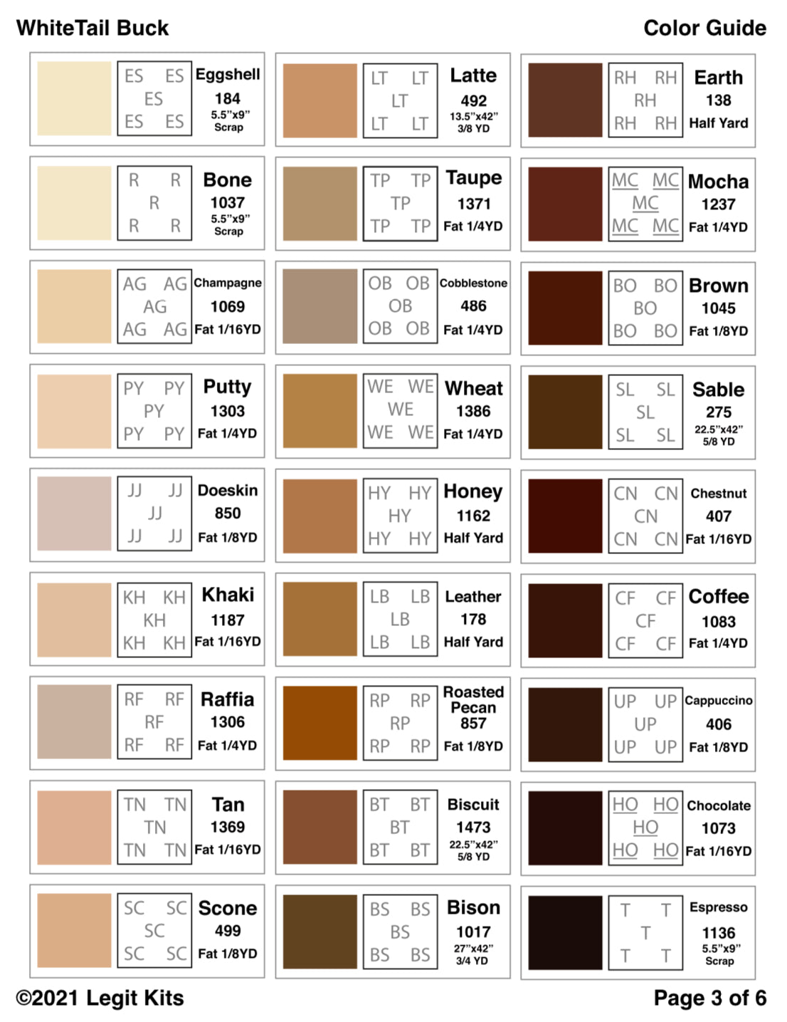 White Tail Buck Quilt Kit