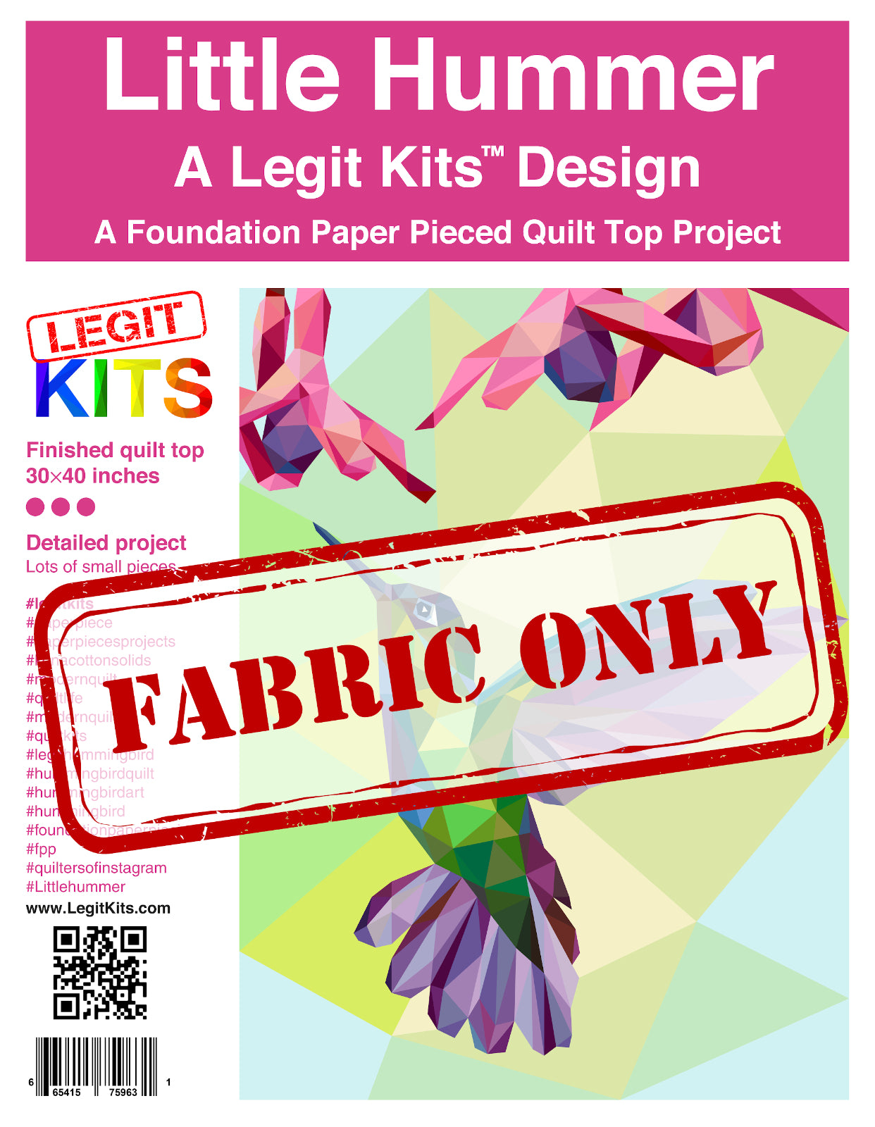 Little Hummer Fabric Pack