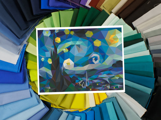 Starry Night CONFETTI Fabric Pack