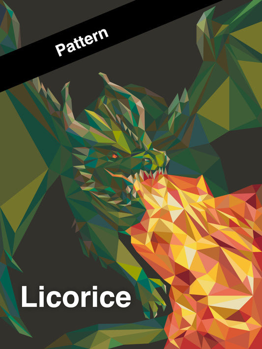 Wasabi the Dragon Pattern