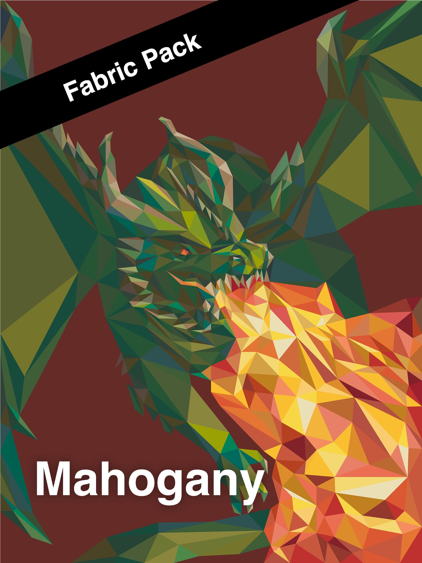 Wasabi the Dragon Fabric Pack