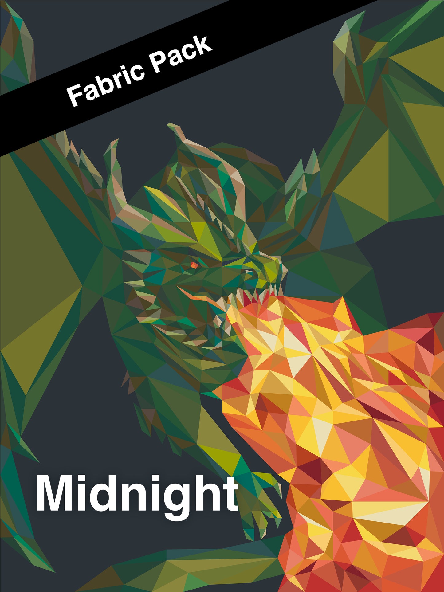 Wasabi the Dragon Fabric Pack