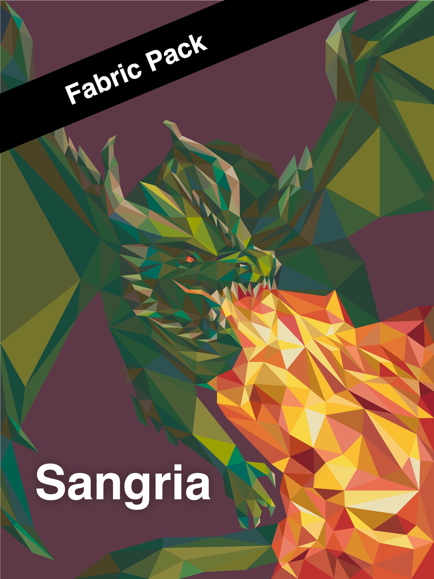 Wasabi the Dragon Fabric Pack