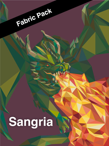 Wasabi the Dragon Fabric Pack