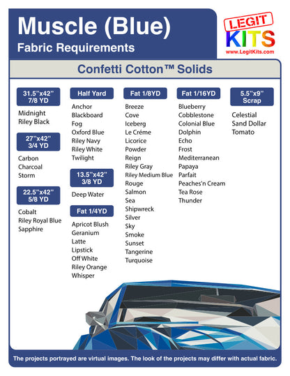 Muscle (Blue) Pattern