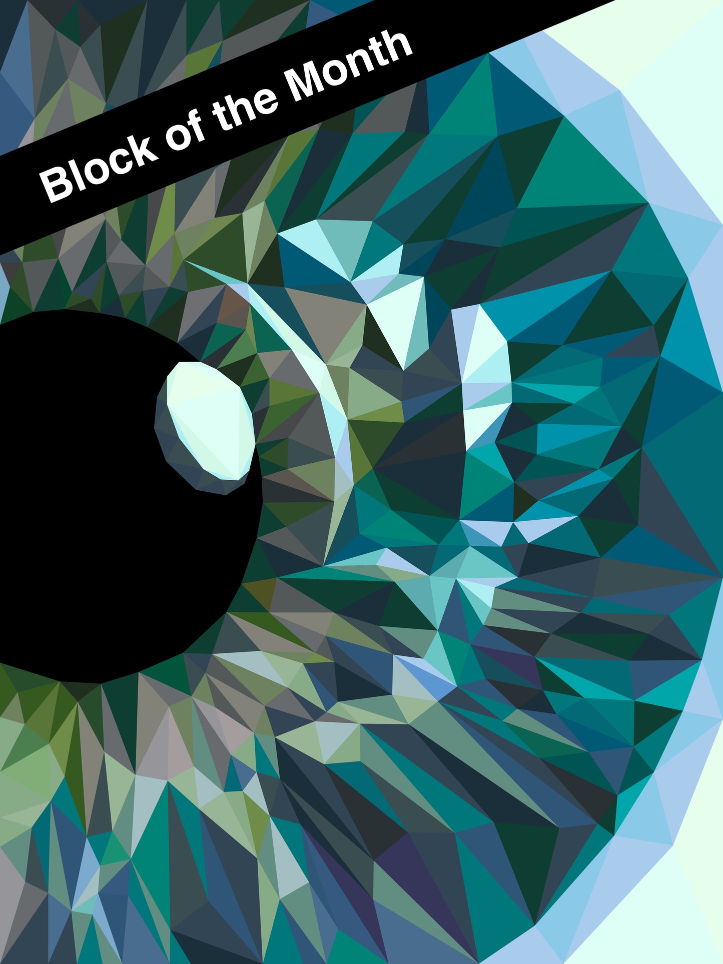 Iris Blue Block of the Month