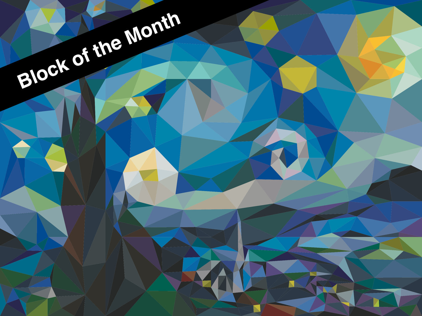 Starry Night Block of the Month