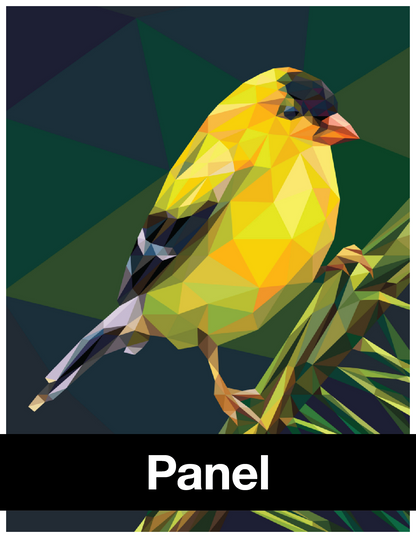 Chip the Goldfinch Panel