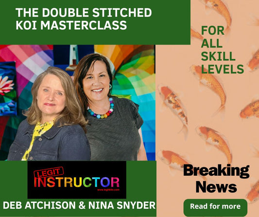 The Double Stitched Koi Pond Masterclass - For All Skill Levels