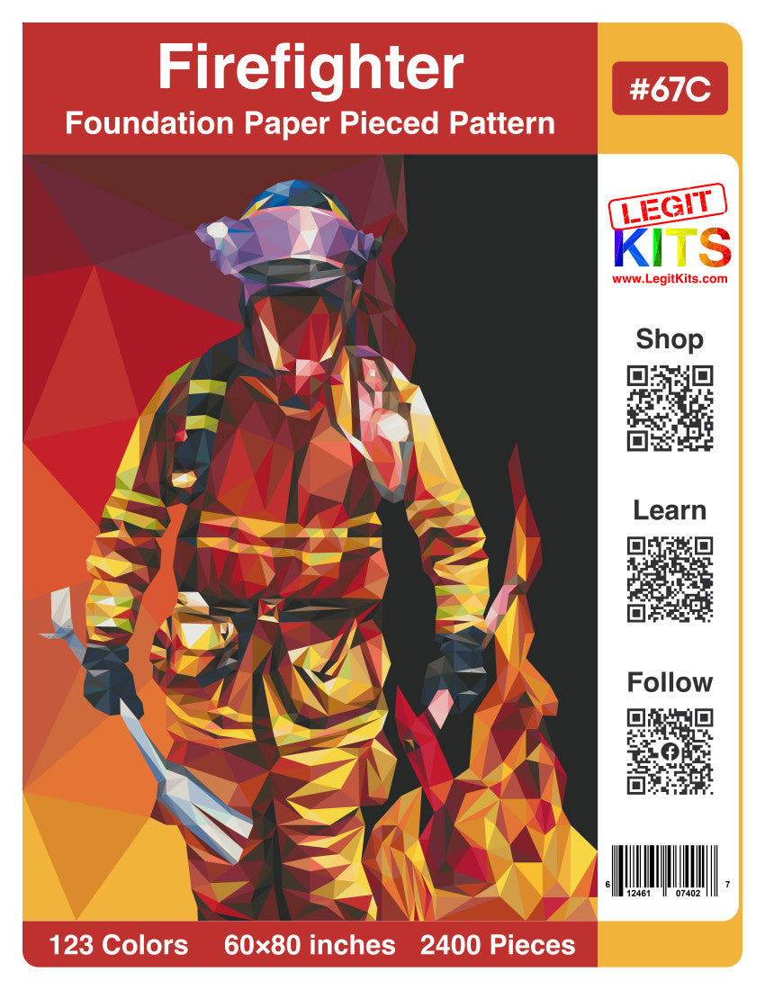 Firefighter Quilt Kit (CONFETTI)