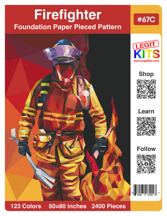 Firefighter Quilt Kit (CONFETTI)