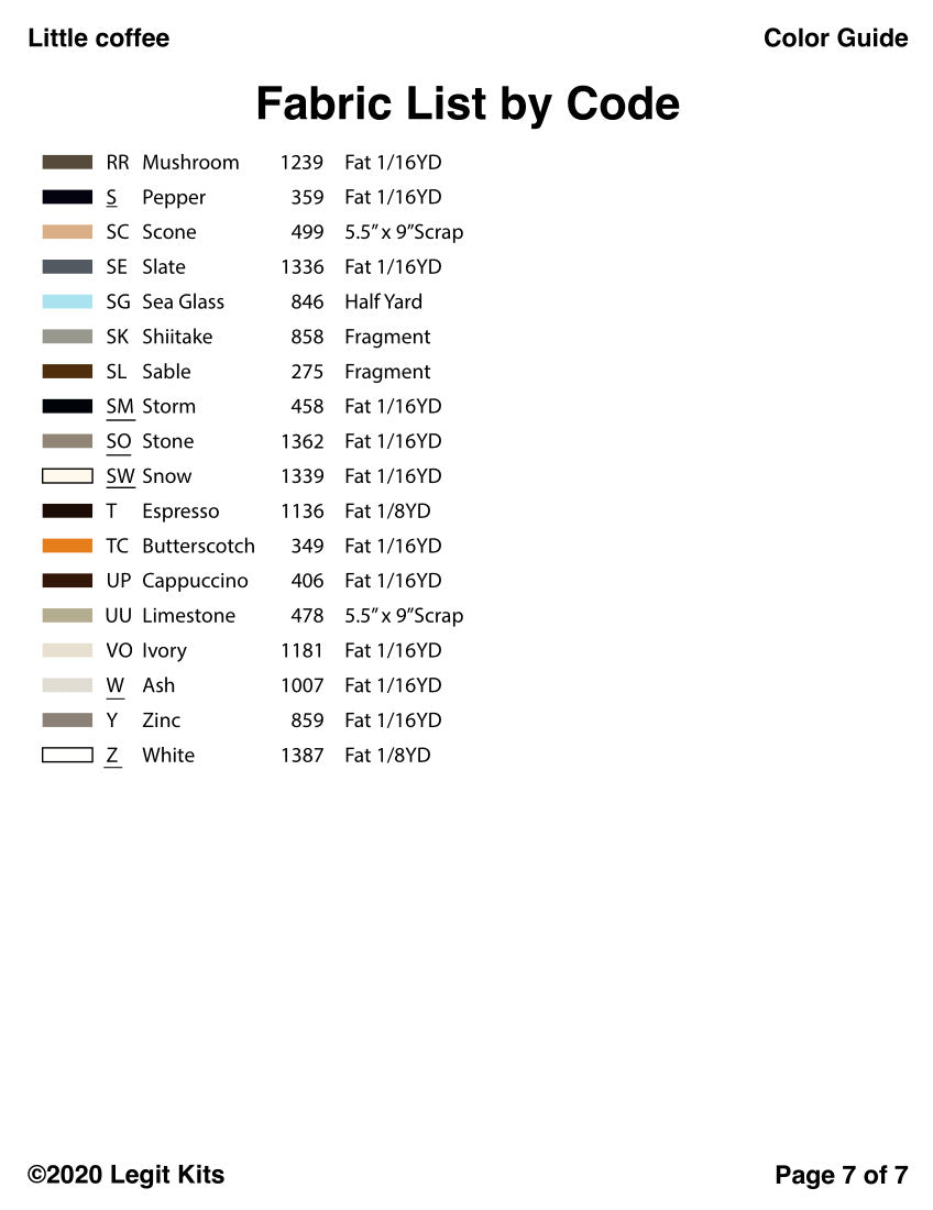 Little Coffee Pattern