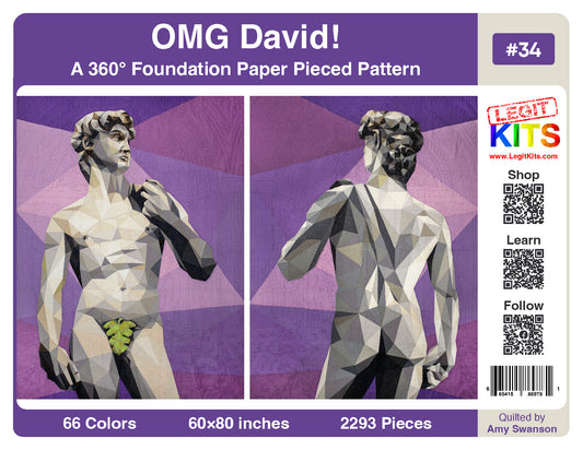 OMG David 360 Degree Quilt Kit Bundle
