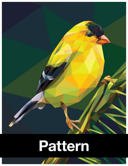 Chip the Goldfinch Pattern