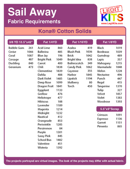 Sail Away Fabric Pack