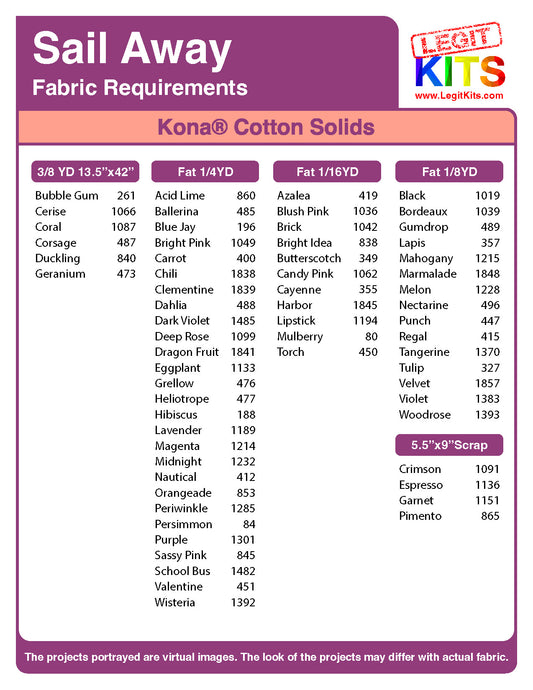 Sail Away Fabric Pack