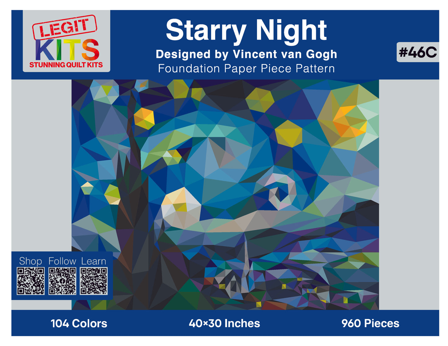 Starry Night Quilt Kit (Confetti)
