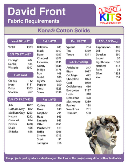 David Front Quilt Kit