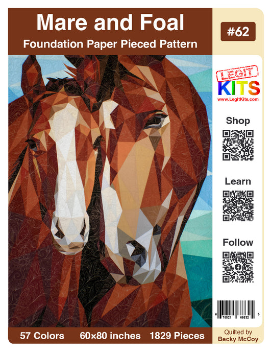 Mare & Foal Quilt Kit