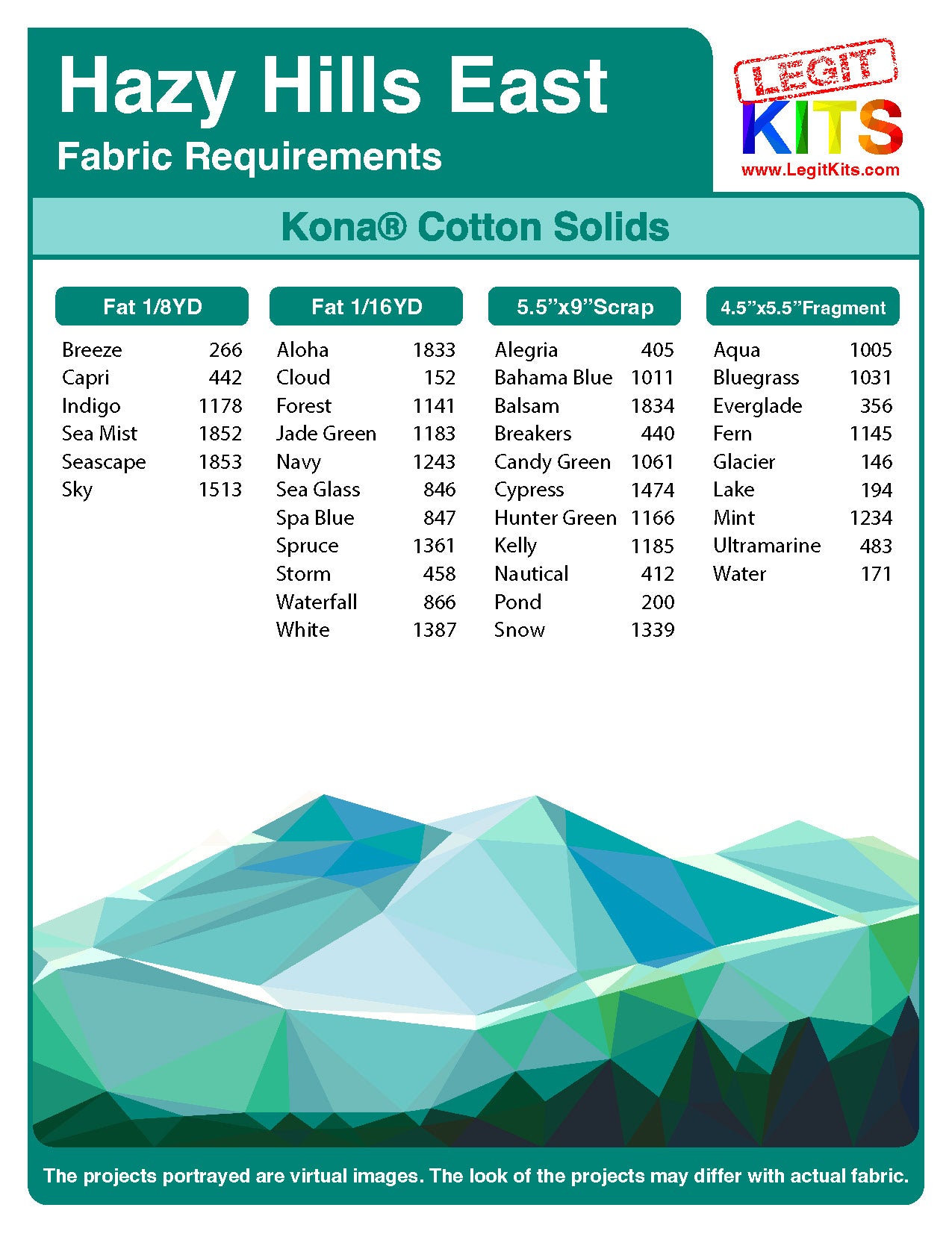 Hazy Hills East Fabric Pack