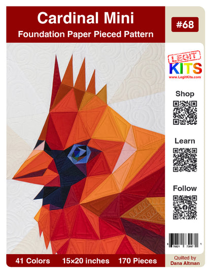 Cardinal Mini Quilt Kit