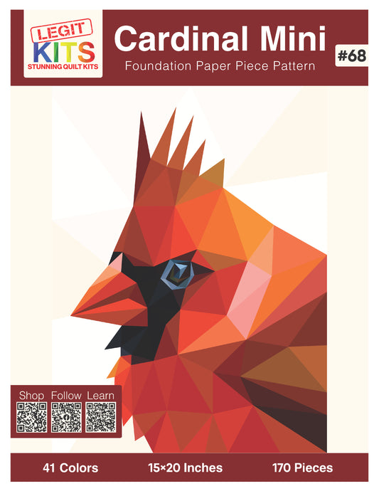 Cardinal Mini Quilt Kit
