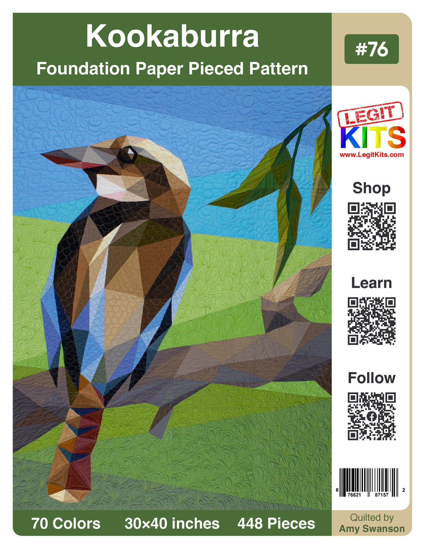 Kookaburra Quilt Kit