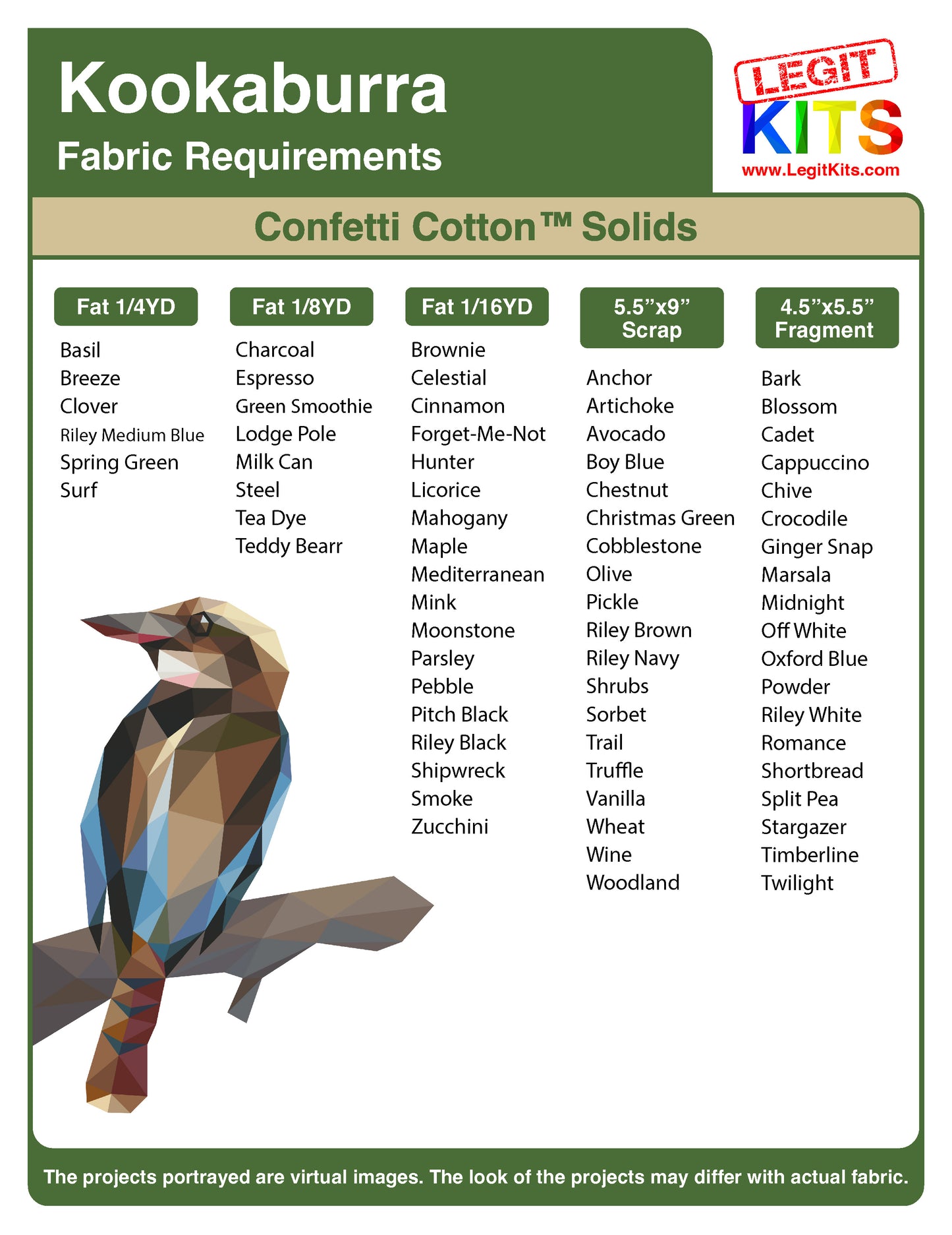 Kookaburra Quilt Kit