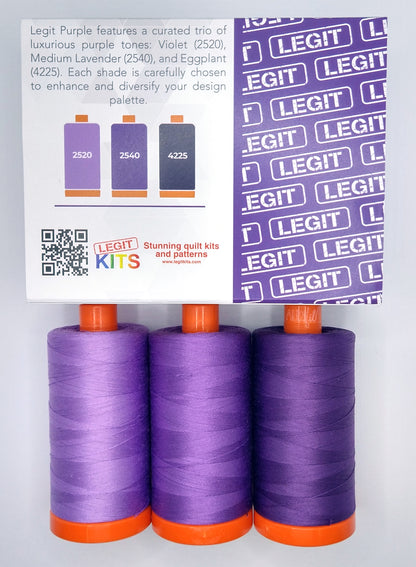 Aurifil Thread Collection - Purple