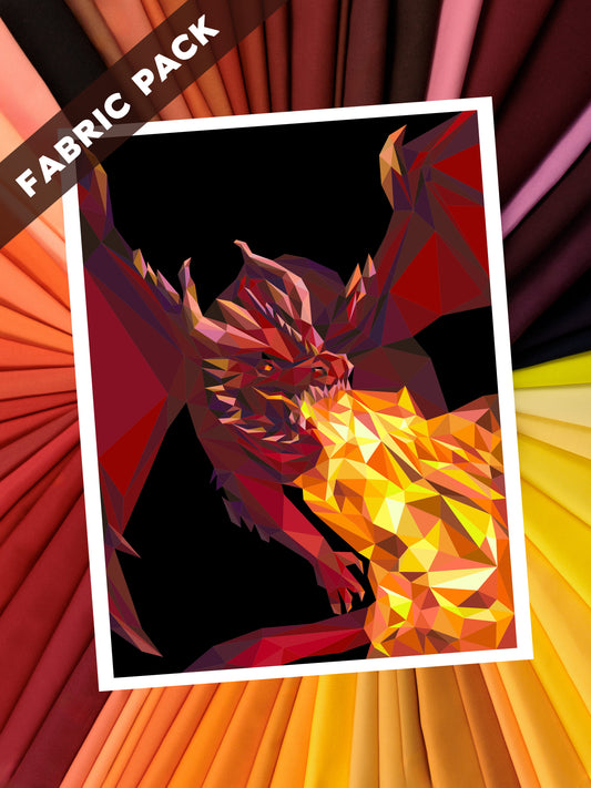 Toasty the Dragon Fabric Pack