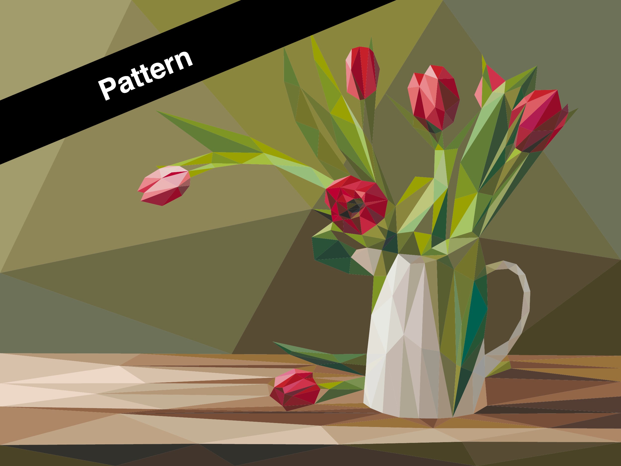 Legit Pattern Tulips Pattern – Legit Kits