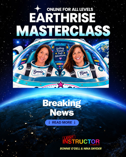 The Double Stitched Earthrise Masterclass - For All Skill Levels
