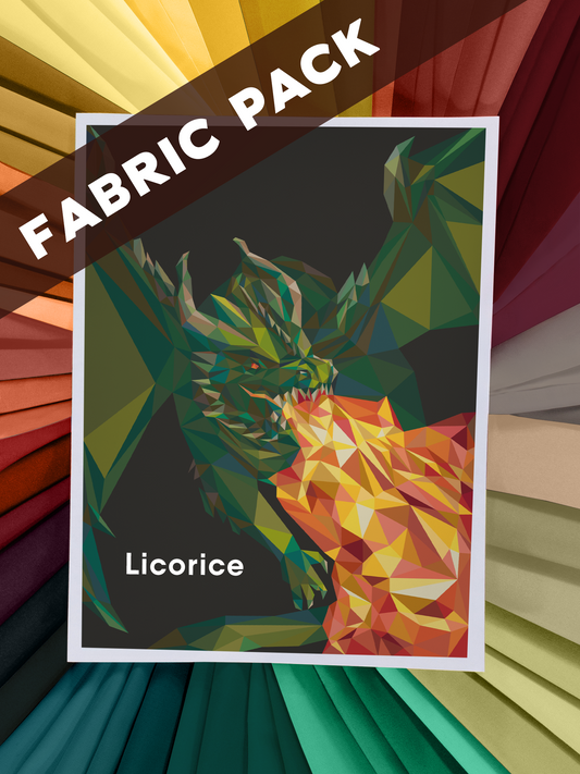 Wasabi the Dragon Fabric Pack